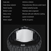 Matte Black Red Dial Aura Watch