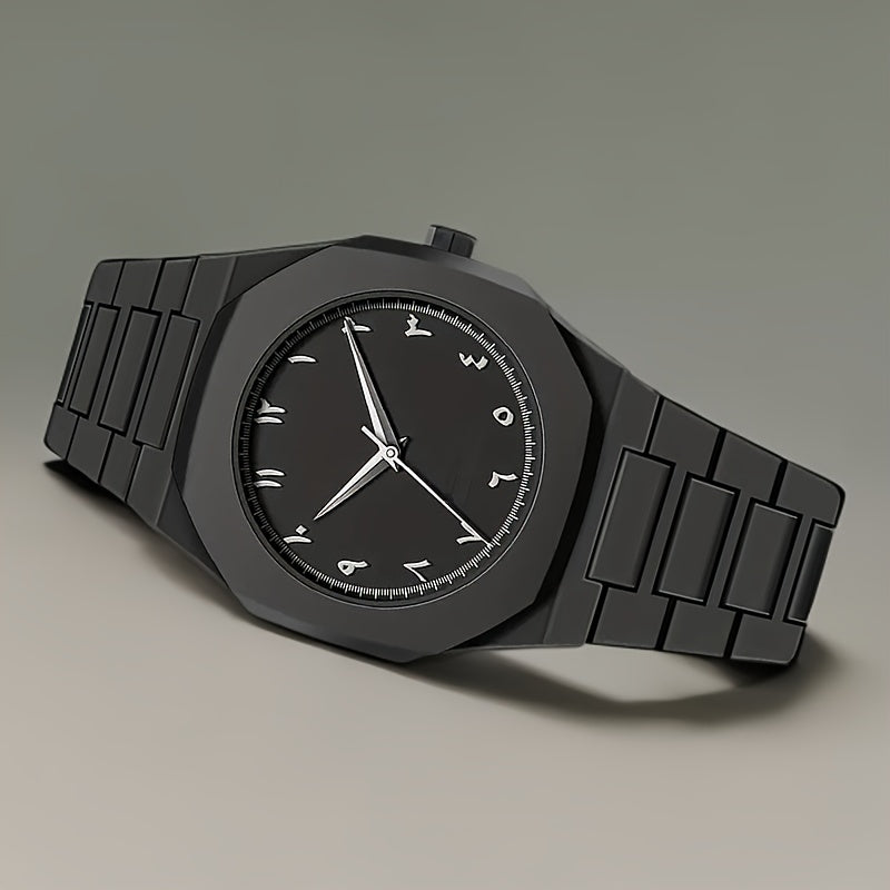 Premium Black Arabic Aura Watch
