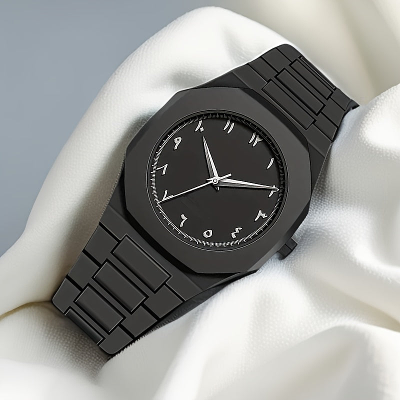 Premium Black Arabic Aura Watch