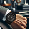 Premium Black Arabic Aura Watch