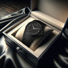 Premium Black Arabic Aura Watch