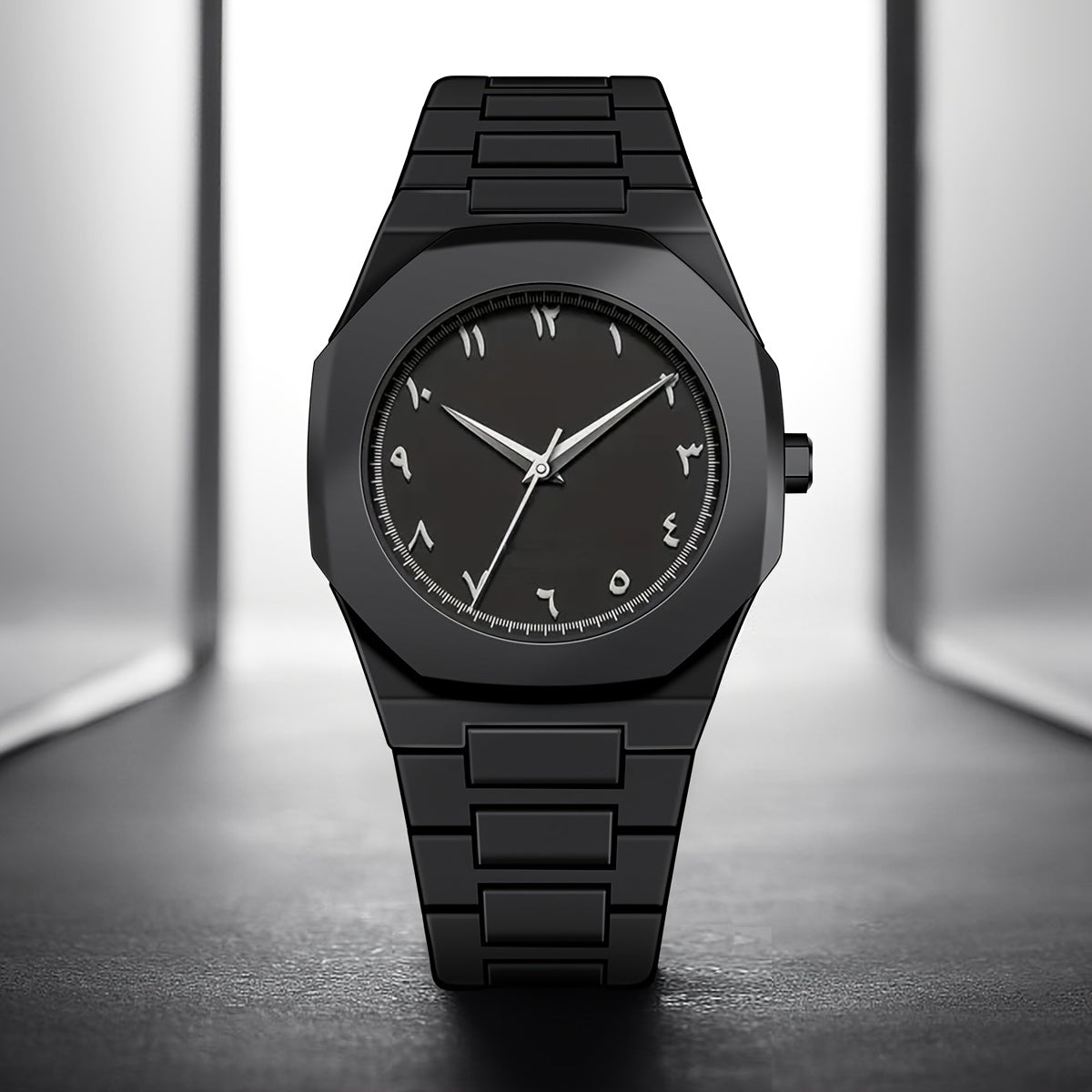 Arabic Aura Watch – White Numerals